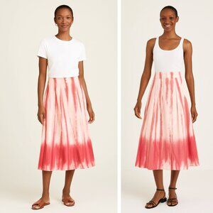 Anthropologie Tiny Ansley Tie-Dye Hand Crafted Midi Skirt Small